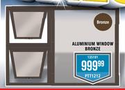 Aluminium Window Bronze PTT1212