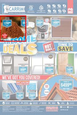 K Carrim Builders Mecca : Awesome Deals (25 September - 14 December 2020), page 1