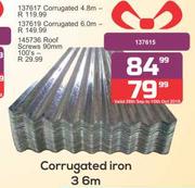 Corrugated Iron 3.6m