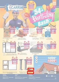 K Carrim Builders Mecca Tile Mecca : 54th Birthday Bash (16 Oct - 10 Dec 2018), page 1