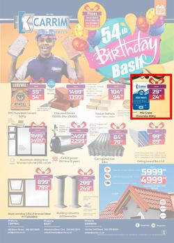 K Carrim Builders Mecca Tile Mecca : 54th Birthday Bash (16 Oct - 10 Dec 2018), page 1