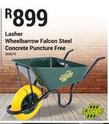 Lasher Wheelbarrow Falcon Steel Concrete (Puncture Free)