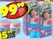 Cuddlers Disposable Nappies(Junior-44's/Maxi Plus-48's/Maxi-50's/Midi-52)-Per Pack