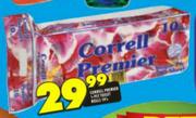 Correll Premier 1-Ply Toilet Rolls-10's