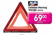 MotoQuip Foldable Warning Triangle-Each