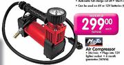  Moto Quip Air Compressor 26L/minPlugs into 12V Lighter Socket-Each   