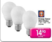 Osram Energy Saver Mini-Globe(225940)7W-Each