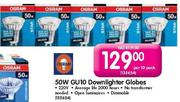 Osram GU10 Downlighter Globes 50W-Per 10 Pack