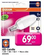 Osram LED Candle 2W-Each