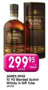 James King 15 Yo Blended Scotch Whisky In Gift Tube-750ml