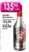 Malibu Red Liqueur-750ml