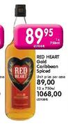 Red Heart Gold Caribbean Spiced-12x750ml