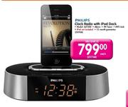 Philips Clock Radio With iPod Dock-Each