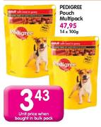 Pedigree Pouch Multipack-100g