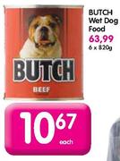 Butch Wet Dog Food-820g