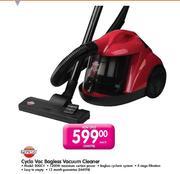 Genesis Cyclo Vac Bagless Vacuum Cleaner-Each