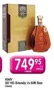 KWV 20 Yo Brandy in Gift Box-750ml