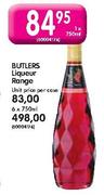 Butlers Liqueur Range-6 x 750ml