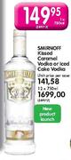 Smirnoff Kissed Caramel Vodka or Iced Cake Vodka-12 x 750ml