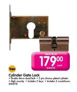 Yale Cylinder Gate Lock