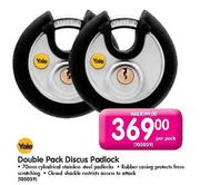 Yale Double Pack Discus Padlock