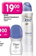 Dove Aerosol Deodorant-150ml Each