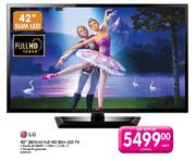 LG 42"(107cm) Full HD Slim LED TV(42LS4600)