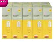11W CFL Energy Saving Globes-Per 10 Pack