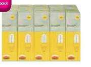 11W CFL Energy Saving Globes-Per 10 Pack