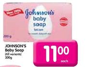 Johnson's Baby Soap-200g Each