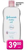 Johnson's Baby Oil-500ml Each