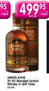 James King 21 YO Blended Scotch Whiskey In Gift Tube-750ml