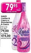 Kandi Cookies & Cream Or Strwberries & Cream-750ml