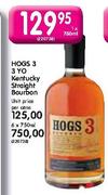 Hogs3 3 Year Old Kentucky Straight Bourbon-750ml