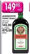 Jagermeister Herbal Liqueur-6x750ml