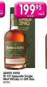 James King 12 YO Speyside Single Malt Whiskey In Gift Box-750ml