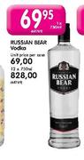 Russian Bear Vodka-12X750ml