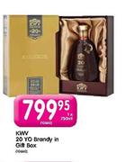 KWV 20 Yo Brandy In Gift Box-1X750ml
