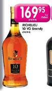 Richelieu 10 Yo Brandy-1X750ml