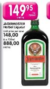Jagermeister Herbal Liqueur-6X750ml