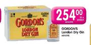 Gordon's London Dry Gin-12X200ml