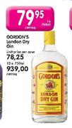 Gordon's London Dry Gin-12X750ml