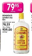 Gordon's London Dry Gin-1X750ml