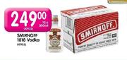 Smirnoff 1818 Vodka-12X200ml