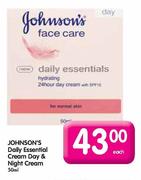 Johnson's Daily Essential Cream Day & Night Cream-50ml Each