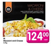 M Macaroni And Cheese-2.5kg Each