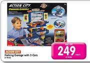 Action City Parking Garage With 3 Cars-Each