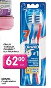 Oral B Toothbrush Complete 7 Duo Value Pack-Each