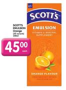Scott's Emulsion Orange (All Variants)-200ml Each