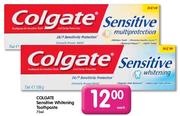 Colgate Sensitive Whitening Toothpaste-75ml Each